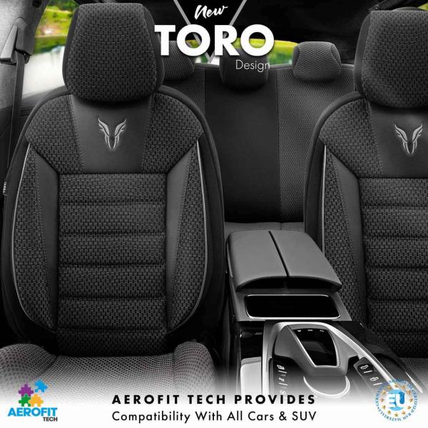 Auto Sitzbezug Set Universal Vorne und Hinten Komfortabel Komplett Set